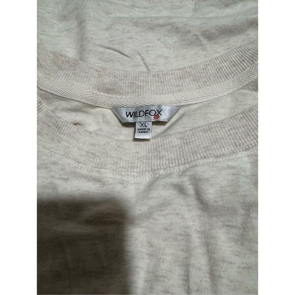 Wildfox leopard lips print pullover sweater XL - Picture 3 of 6